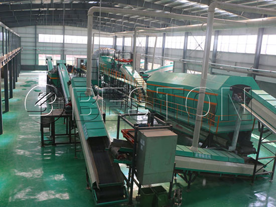 MSW sorting plant