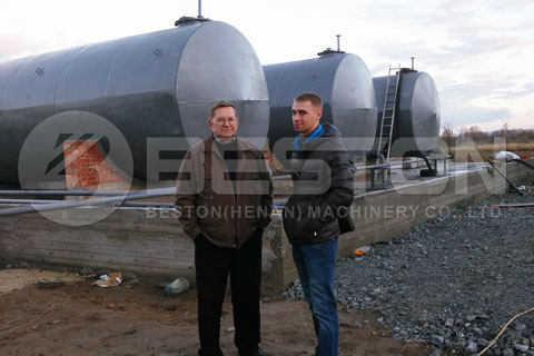 Customer Saw Beston Rubber Pyrolysis Plant