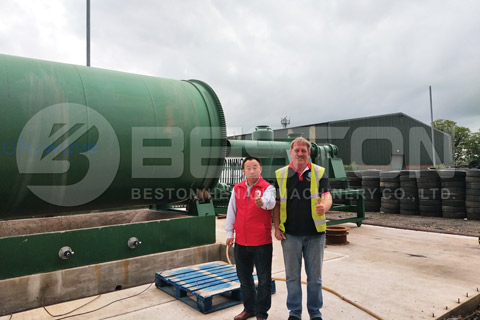 Beston Tire Pyrolysis Plant in UK