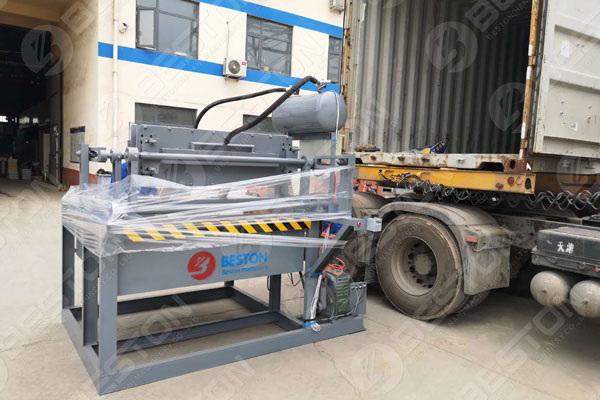 Delivery of Small Egg Tray Machine to Ghana