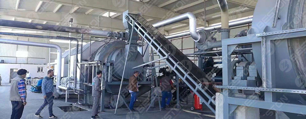 Beston Biomass Pyrolysis Equipment Installed in Turkey